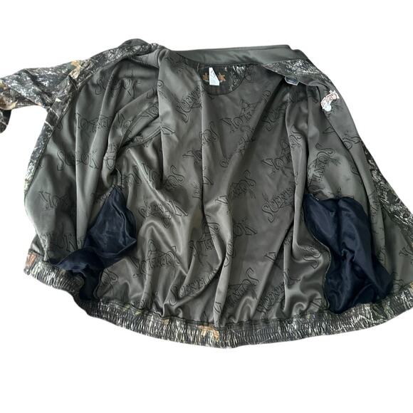 Scent-Lok Hunting Jacket Men’s 2XL XXL Brown RealTree Camo Long Sleeve Full Zip - Picture 6 of 10